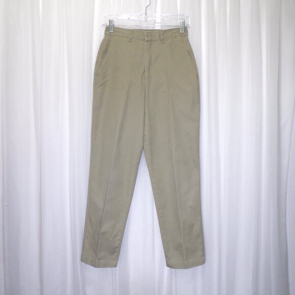 Orvis Khaki Pants Women's size 6 Petite Tan Straight High Rise Cotton Outdoors - Picture 1 of 11